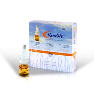 Keravit tratamiento anticaída ampollas 18 uds.