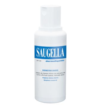 Saugella Dermoliquido Bienestar Diario Jabon Intimo 250ml