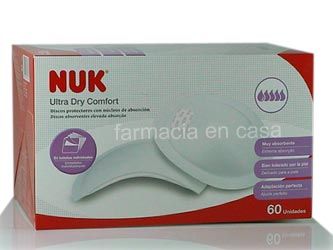 Nuk Discos protectores ultra dry 60uds Nuk Discos protectores ultra dry 60uds