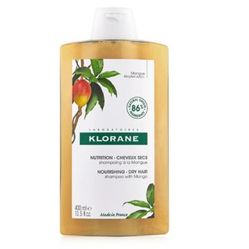 Klorane Champu Nutritivo a la Manteca de Mango 400 ml
