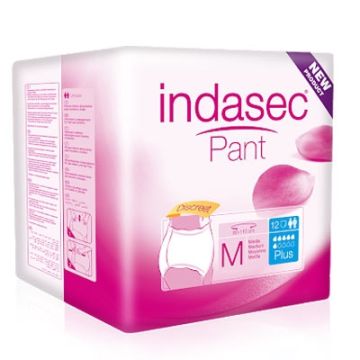 Indasec Pant Plus Unisex T/Med 12uds Indasec Pant Plus Unisex T/Med 12uds