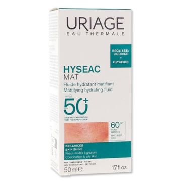 Uriage Hyseac Fluido Hidratante Matificante Spf50+ 50ml