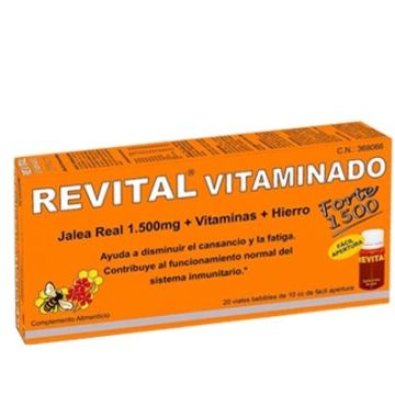 Revital Vitaminado Forte 1500mg 20 Ampollas