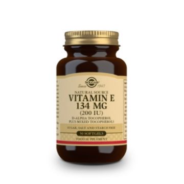 Solgar Vitamina E 200 Ui (134 Mg)- 50 Capsulas Gelatina