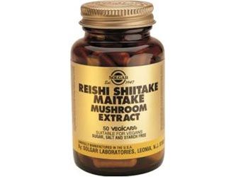 Solgar Reishi, Shiitake y Maitake 50 Capsulas Vegetales Solgar Reishi, Shiitake y Maitake 50 Capsulas Vegetales