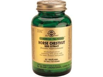 SOLGAR CASTAÑO DE INDIAS. SEMILLA.  60 CAPSULAS VEGETALES
