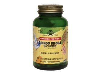 SOLGAR GINGKO BILOBA. HOJA. 60 CAPSULAS VEGETALES