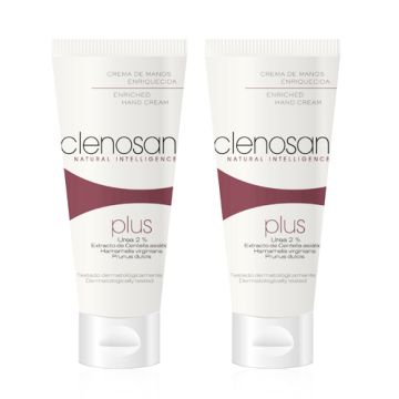 Clenosan Crema de Manos Enriquecida Plus Duplo 2x50ml