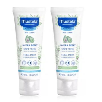 Mustela Hydra Bebe Crema Cara Duplo 2x40ml Mustela Hydra Bebe Crema Cara Duplo 2x40ml