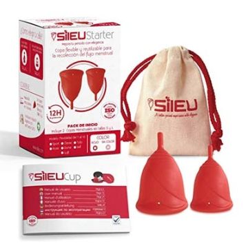Sileu Pack Inicio Copa Menstrual Talla S + Copa Menstrual Talla L