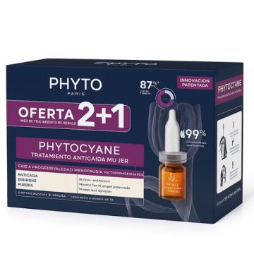 Phytocyane Tratamiento Anticaida Progresiva Mujer Triplo 3x12Amp