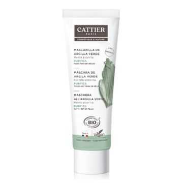 Cattier Mascarilla de Arcilla Verde-Menta Piel Grasa 100ml