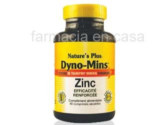 Natures Plus Dyno-Mins Zinc 15mg 60 Comprimidos Natures Plus Dyno-Mins Zinc 15mg 60 Comprimidos