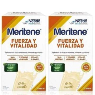 Meritene Fuerza y Vitalidad Sabor Vainilla 30 Sobres Meritene Fuerza y Vitalidad Sabor Vainilla 30 Sobres