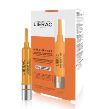 Lierac Mesolift C15 Concentrado Revitalizador Antifatiga 2x15ml Lierac Mesolift C15 Concentrado Revitalizador Antifatiga 2x15ml