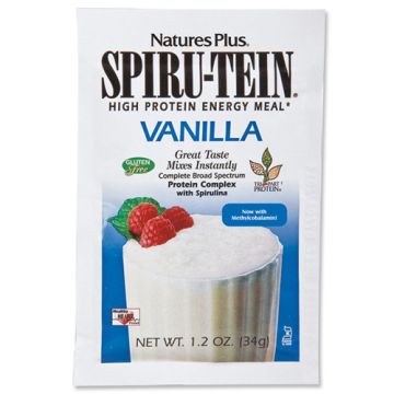 Natures Plus Spiru-Tein Batido de Proteína Sab. Vainilla 34gr Natures Plus Spiru-Tein Batido de Proteína Sab. Vainilla 34gr