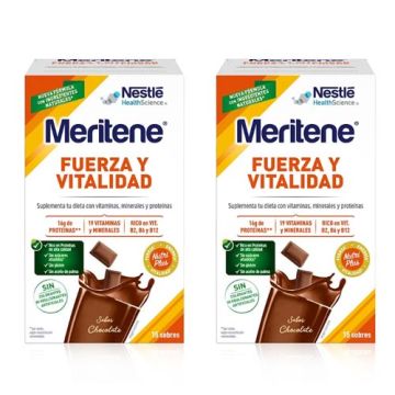 Meritene Fuerza y Vitalidad Sabor Chocolate 30 Sobres Meritene Fuerza y Vitalidad Sabor Chocolate 30 Sobres