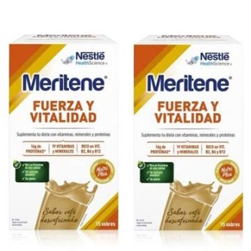 Meritene Fuerza y Vitalidad Sabor Cafe Descafeinado 30 Sobres Meritene Fuerza y Vitalidad Sabor Cafe Descafeinado 30 Sobres