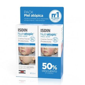Nutratopic Pro Amp Crema Facial Piel Atopica Duplo 2x50ml Nutratopic Pro Amp Crema Facial Piel Atopica Duplo 2x50ml