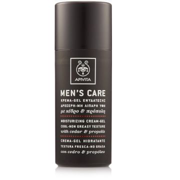 Apivita Mens Care Crema-Gel Hidratante Textura Fresca 50ml