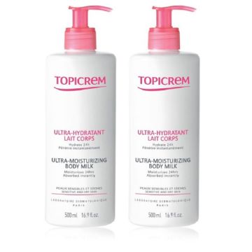 Topicrem Leche Corporal Ultra-Hidratante P/Sensible Duplo 2x500ml