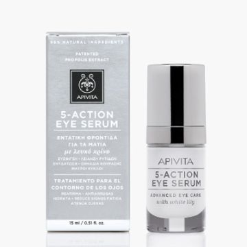 Apivita Serum Natural Ojos 5 Acciónes Antiarrugas 15ml Apivita Serum Natural Ojos 5 Acciónes Antiarrugas 15ml