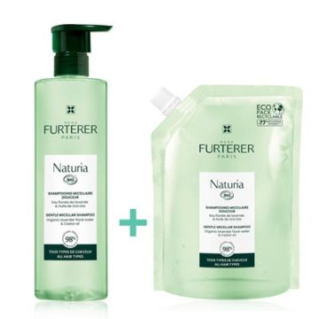 Rene Furterer Naturia Champu Uso Frecuente 400ml+Recarga 400ml Rene Furterer Naturia Champu Uso Frecuente 400ml+Recarga 400ml