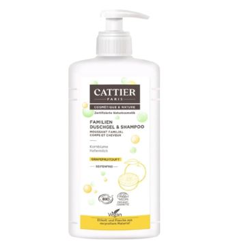 Cattier Gel-Champu Espumoso Familiar Agua De Aciano 1L