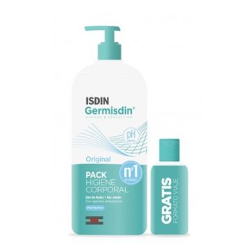 Germisdin Original Gel de Baño Sin Jabon 1L + Formato Viaje 100ml Germisdin Original Gel de Baño Sin Jabon 1L + Formato Viaje 100ml