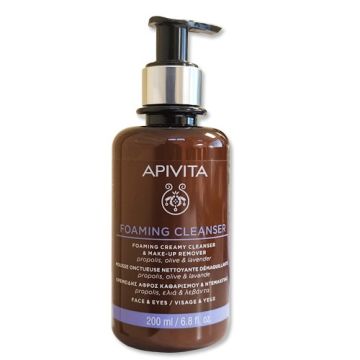 Apivita Cleansing Crema-Espuma Limpiadora Cara y Ojos 200ml Apivita Cleansing Crema-Espuma Limpiadora Cara y Ojos 200ml