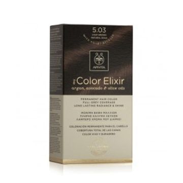Apivita Tinte Permanente 5.03 Marron Claro Dorado Natural Apivita Tinte Permanente 5.03 Marron Claro Dorado Natural