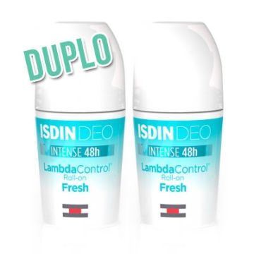 Isdin Lambda Control Desodorante Roll-On Fresh Duplo 2x50ml
