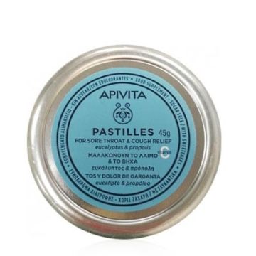 Apivita Pastillas Eucalipto y Propoeo S/Azucar 45gr