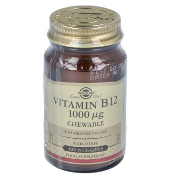 Solgar Vitamina B12 1000 mcg (cobalamina)100 Comp Mast