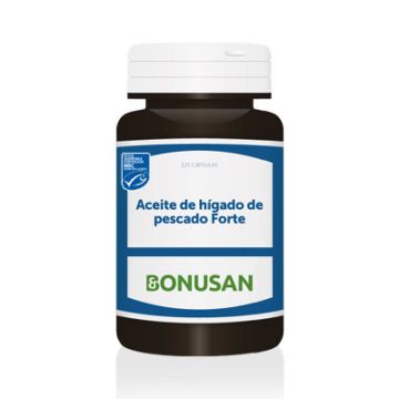 Bonusan Aceite higado de pescado forte 120 cápsulas