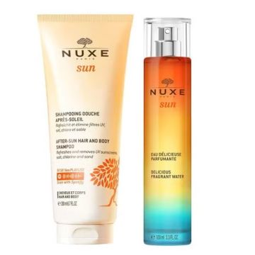 Nuxe Sun Agua Deliciosa Perfumada 100ml + Champu-Gel After-Sun 200ml