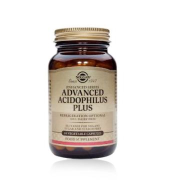 Solgar Acidophilus Plus Avanzado (No Lacteo). 60 Cap. Veget.