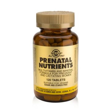 Solgar Nutrientes prenatales. 120 comprimidos Solgar Nutrientes prenatales. 120 comprimidos