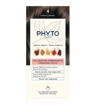 Phyto Color Tinte Permanente 4 Castaño