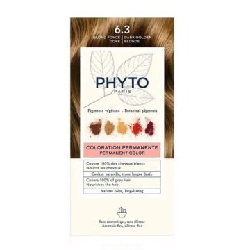 Phyto Color Tinte Permanente 6.3 Rubio Oscuro Dorado
