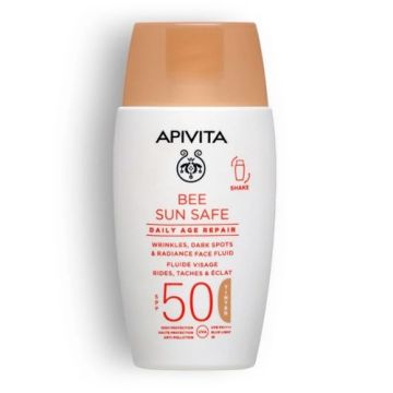 Apivita Bee Sun Safe Age Repair Fluido Facial Color Spf50 50ml Apivita Bee Sun Safe Age Repair Fluido Facial Color Spf50 50ml