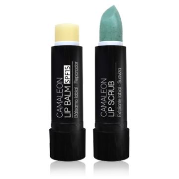 Camaleon lip scrub exfoliante labial melon 4gr+balsamo labial 4gr Camaleon lip scrub exfoliante labial melon 4gr+balsamo labial 4gr