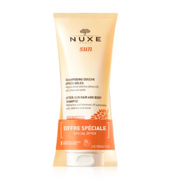 Nuxe Sun Champu-Gel de Ducha Para Despues del Sol Duplo 2x200ml Nuxe Sun Champu-Gel de Ducha Para Despues del Sol Duplo 2x200ml