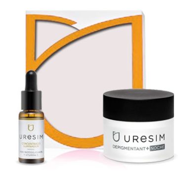 Uresim Despigimentant+ Noche 50ml + Serum Iluminador 20ml Uresim Despigimentant+ Noche 50ml + Serum Iluminador 20ml