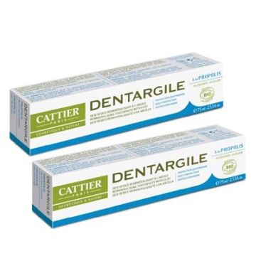Cattier Dentargile Dentifrico Proteccion Propolis Duplo 2x75ml Cattier Dentargile Dentifrico Proteccion Propolis Duplo 2x75ml