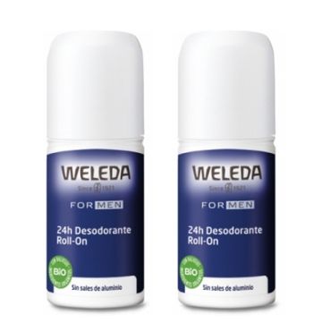 Weleda Men Desodorante 24h Roll-On Duplo 2x50ml