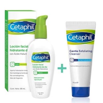 Cetaphil Crema Hidratante de Dia  88ml + Exfoliante 178ml Regalo