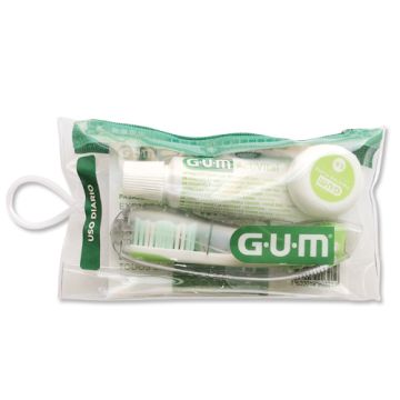 Gum Kit Viaje Cepillo + Pasta Dental 12ml + Seda Dental 3.6m