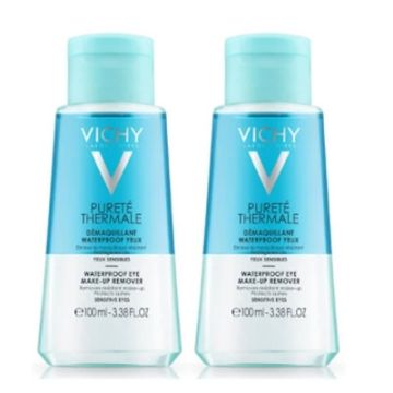 Vichy Pureza Thermal Desmaquillante Ojos Waterprof Duplo 2x100ml Vichy Pureza Thermal Desmaquillante Ojos Waterprof Duplo 2x100ml