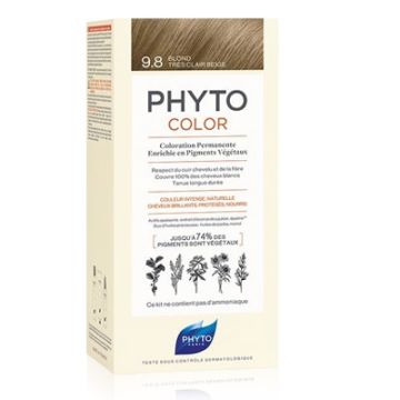 Phyto Color Tinte Permanente 9.8 Rubio Beige muy Claro Phyto Color Tinte Permanente 9.8 Rubio Beige muy Claro